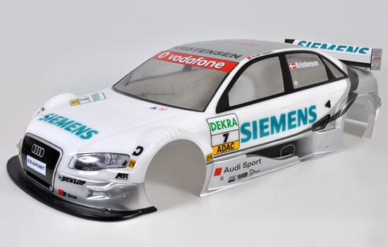Audi A4 DTM body set, 2mm, Painted Siemens