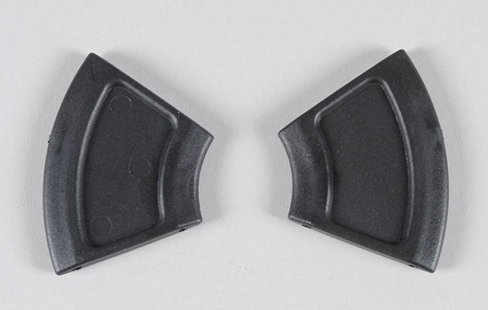 Plastic rear spoiler mounts 2pcs