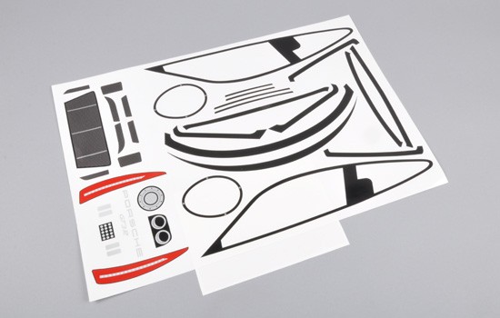 Porsche GT3R 530mm Decal set