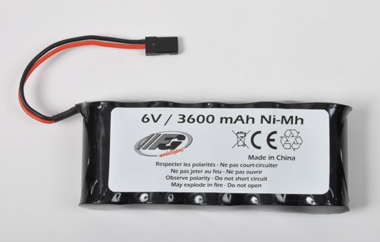Receiver battery 6.0v 3600 mAh