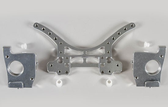 Alloy damper support & differential mounts set, 4WD Off-Road NLA USE 68400/01