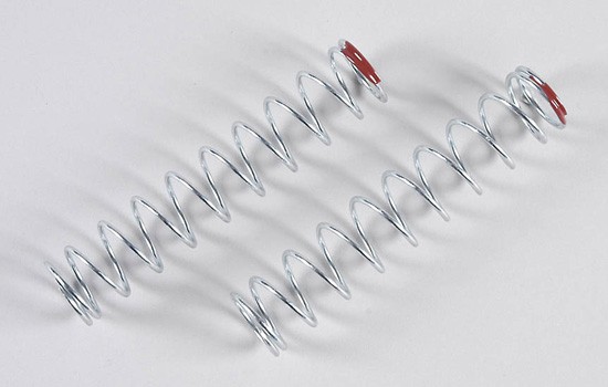 Damper spring long red 1.6x98, 2pcs.