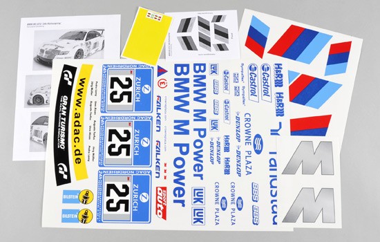 BMW M3 Superstars/ALMS Team Decal Set
