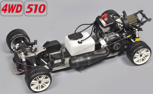 FG Sportsline 4WD 510 Petrol with 26cc or 29cc  Zenoah Engine Black Edition