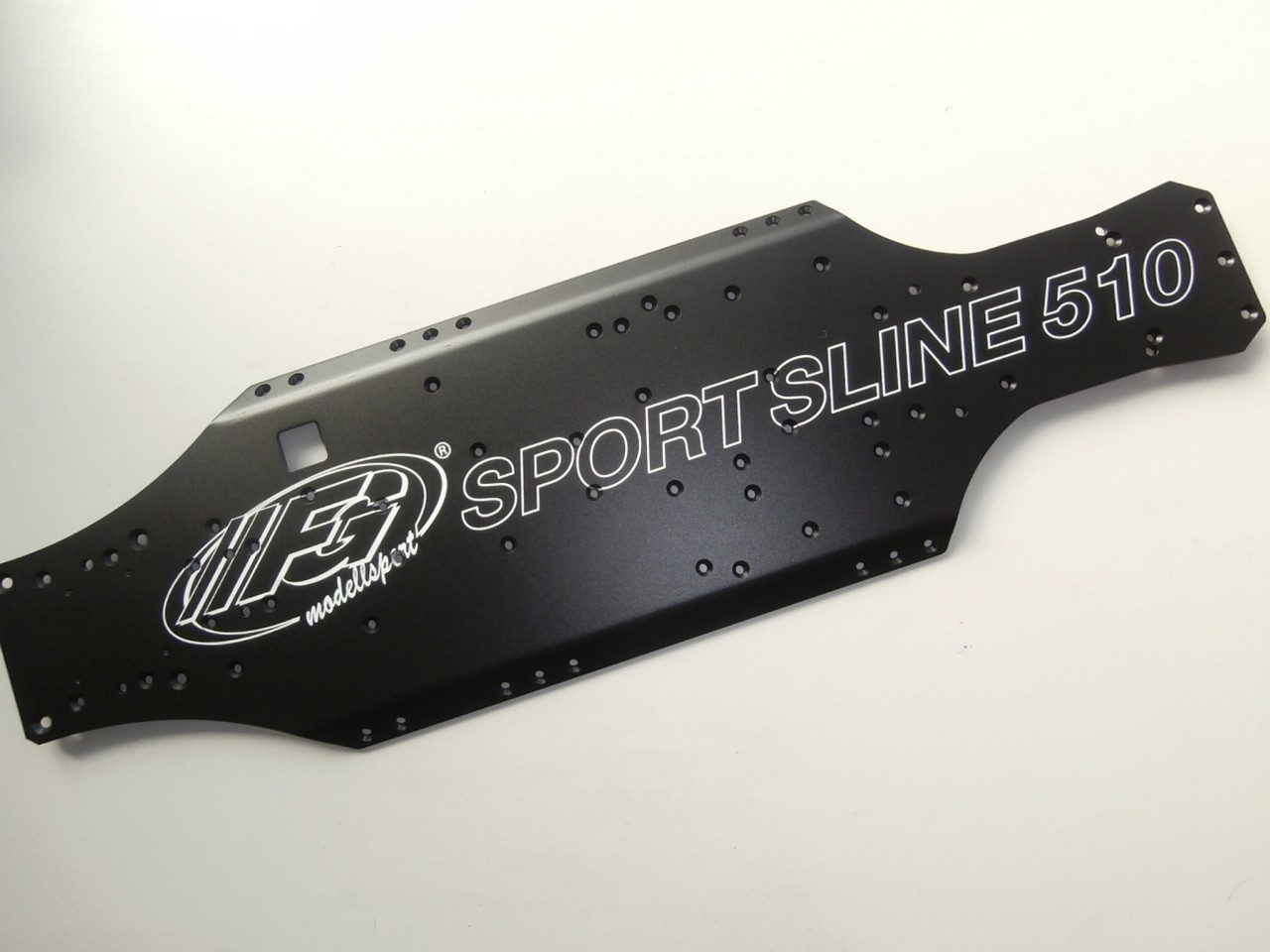 Black Alloy Chassis Plate 510mm petrol, 4WD
