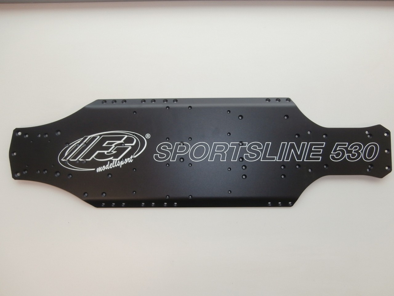 Black Alloy Chassis Plate, 530mm Electric, 4WD