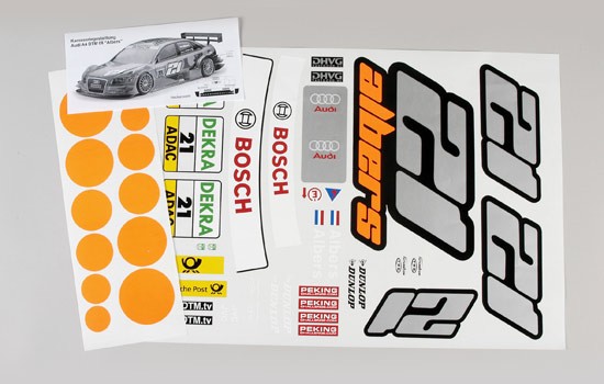 Audi A4 Team Albers decals