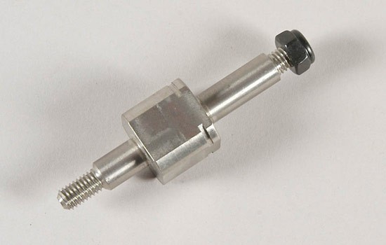 Titanium driving axle, 17mm square, front