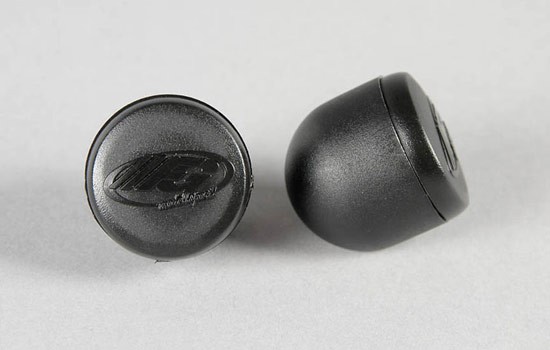 Headlights with caps, 2pcs