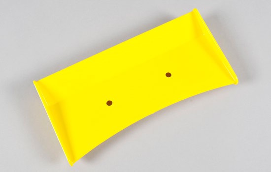 Rear spoiler yellow
