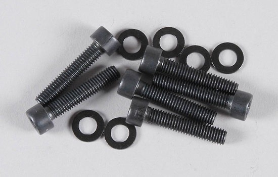 Allen bolt/Screw M5x25mm, 6pcs.