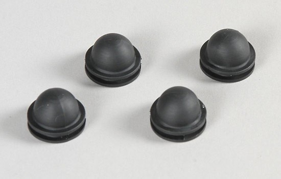 Dampening rubber for body mount support