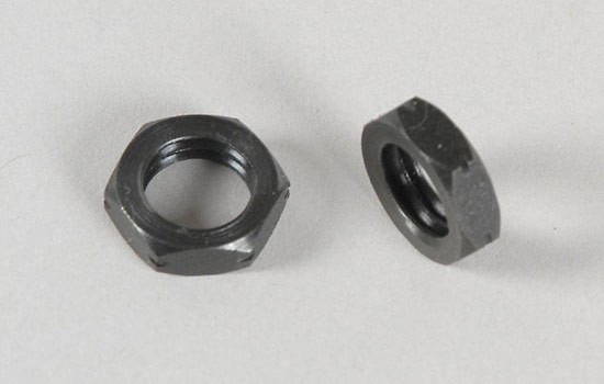 Hexagon Nut M10 left thread, 2pcs