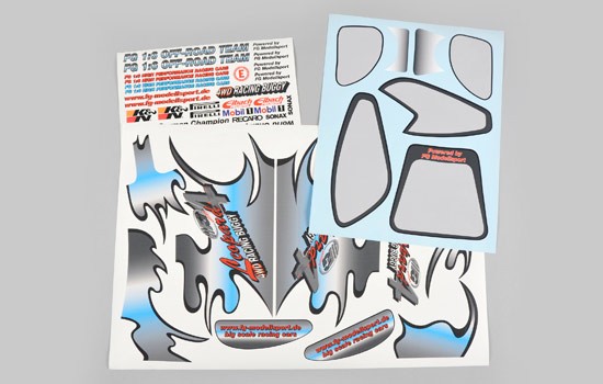 Leopard 4WD decal set