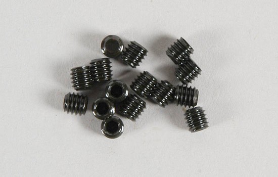 Grub Screw M3x3mm, 15pcs