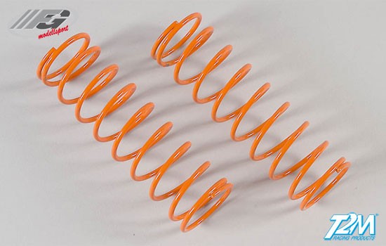 Damper spring orange, 2.4x105mm, 2pcs