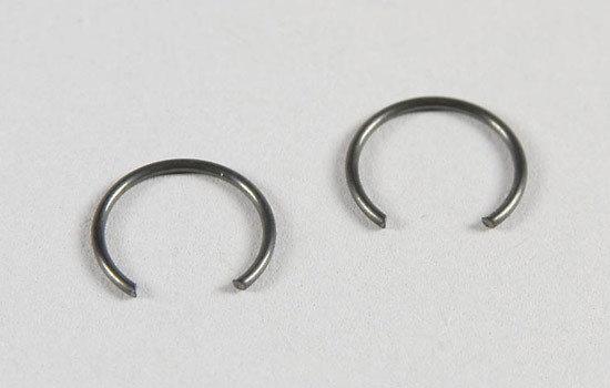 Gudgeon Pin Clips, 23 - 29cc, 2pcs