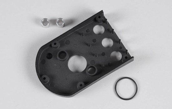Air filter flat, plastic lower part