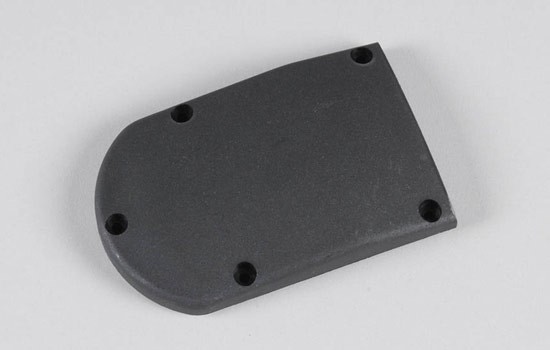 Air filter flat, plastic upper part
