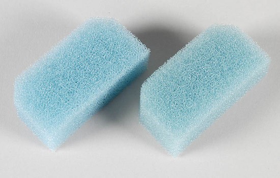 Air filter flat, foam insert, oiled