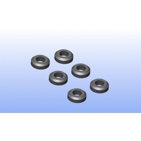 GENIUS Steel Spacer 10x4x5mm, 6pcs