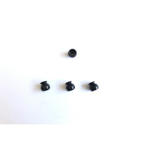 Ball for  9mm Uniball with 3mm hole, 4 pcs