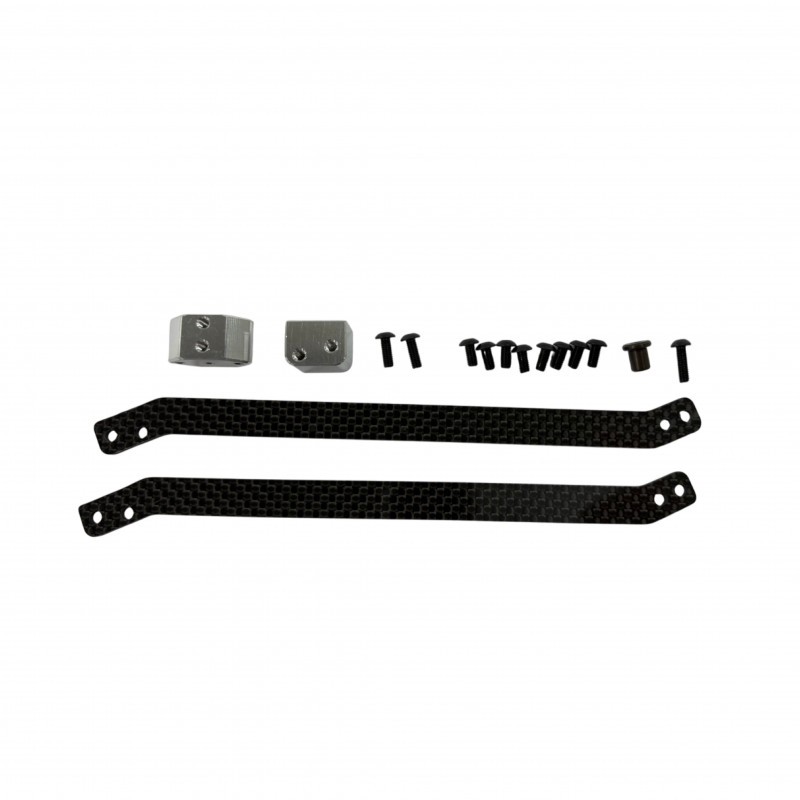 Rear Reinforcement Brace Graphite Set GTC8.25