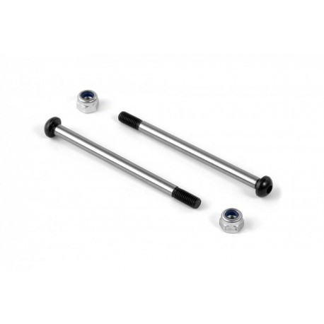 Rear Lower Arm Outer Pin and Nut 3mm, 357331, 2pcs