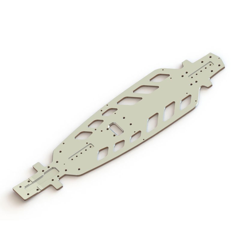 GTC8.23E Alloy Chassis Plate 4mm 7075 T6