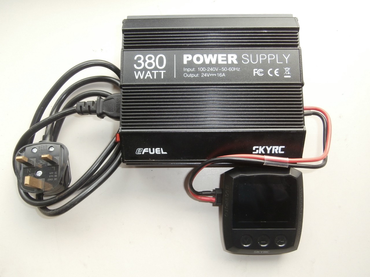 USED SkyRC 380watt Power supply+B6 Nano multi chemistry charger/discharger