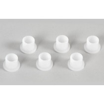 Plastic Guide Bush with collar 6x8x7.5mm, 6PCs.