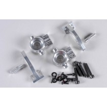 Alloy front hub set, 3mm offset.