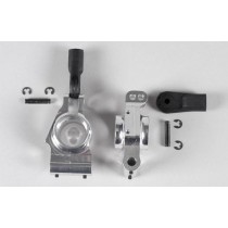 Alloy rear hub set, raised, 1:6 off road