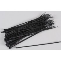 Cable ties 2.5x165mm, Black, 50pcs