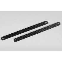 Carbon Fibre Side Guards 263mm between hole centres, 2pcs