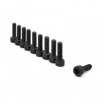 Socket head screw black, M3x8mm 10pcs.