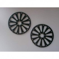 Set Up Wheels FG with M6 w/nuts, 2pcs