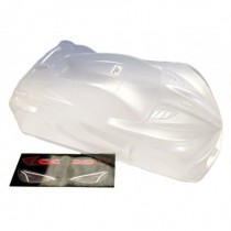 Crivet 1/8th GT Clear Bodyshell 0.75mm with Decals