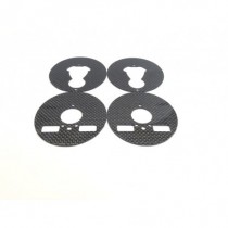 Carbon Aerodynamic Hub/Wheel Shields GTC8, 2+2pcs
